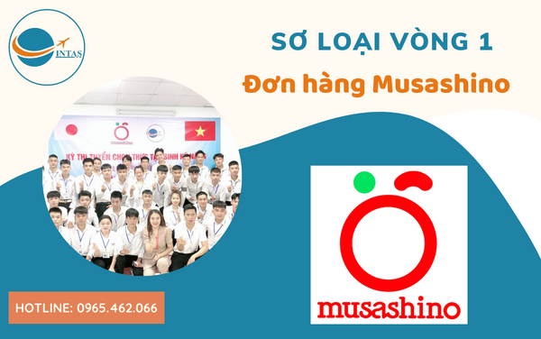 Sơ loại đơn hàng Chế biến thực phẩm Musashino ngày 23.08.2022