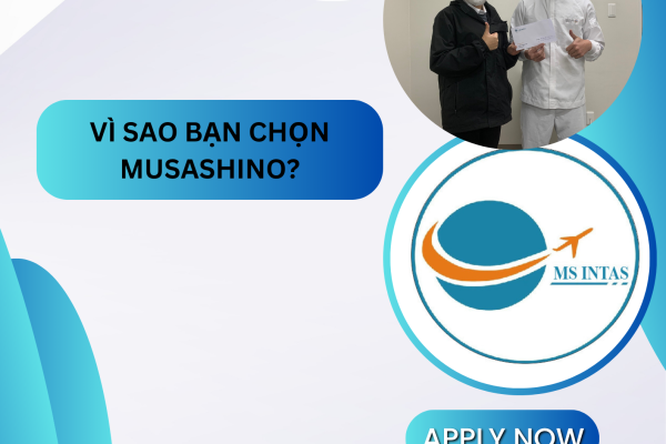 VÌ SAO NÊN CHỌN MUSASHINO – MS INTAS  – CƠ HỘI LÀM VIỆC, KIẾM TIỀN & PHÁT TRIỂN BẢN THÂN